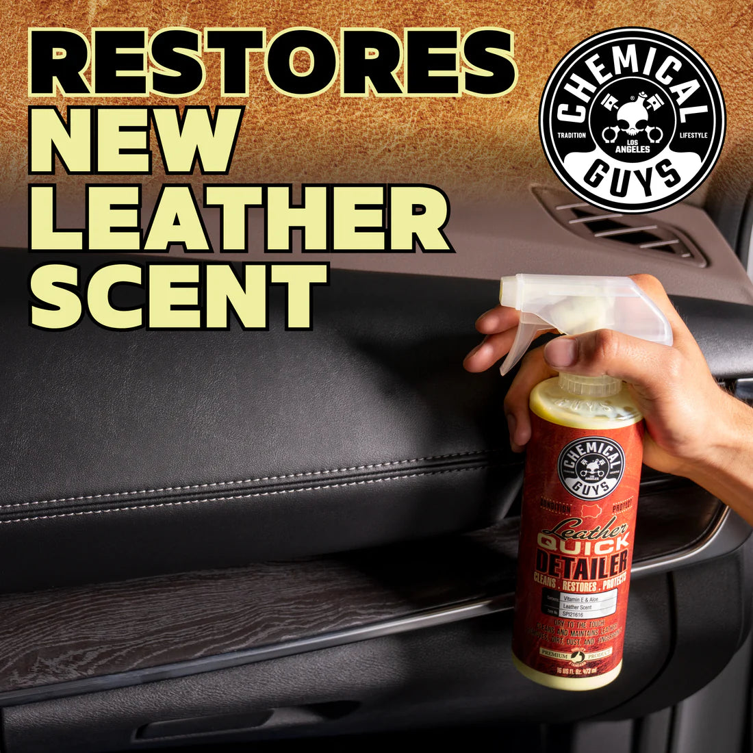 Chemical Guys Leather Quick Detailer - 16oz