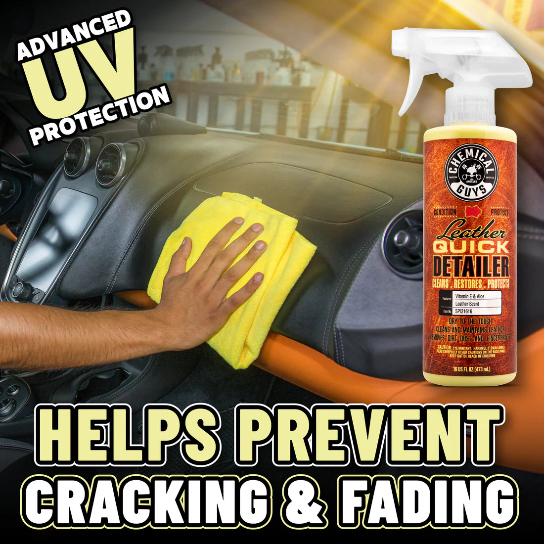 Chemical Guys Leather Quick Detailer - 16oz