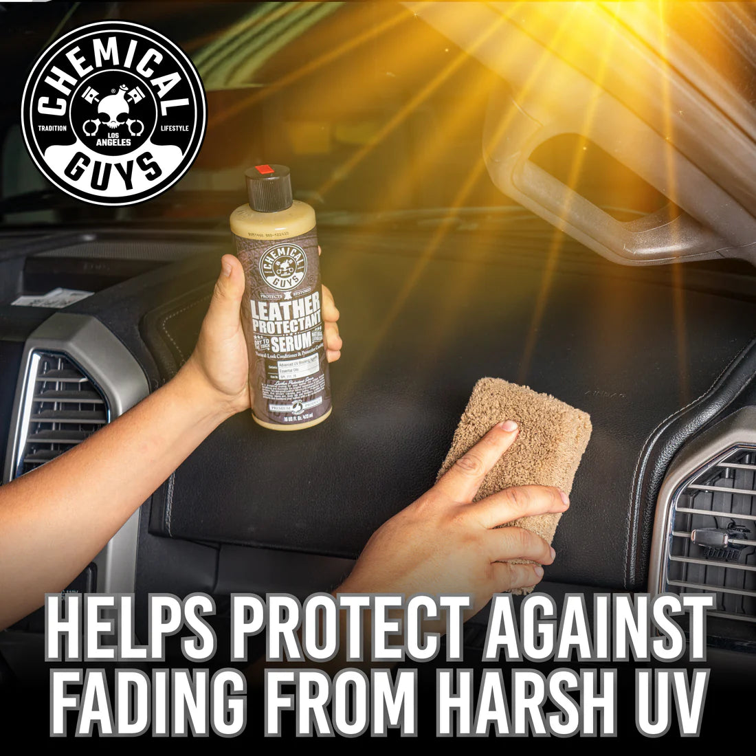 Chemical Guys Leather Protectant Dry-to-the-Touch Serum - 16oz