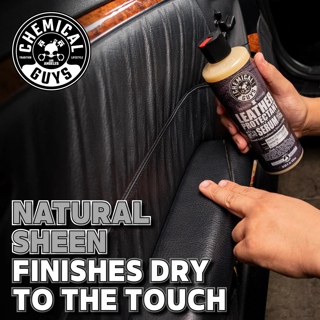 Chemical Guys Leather Protectant Dry-to-the-Touch Serum - 16oz