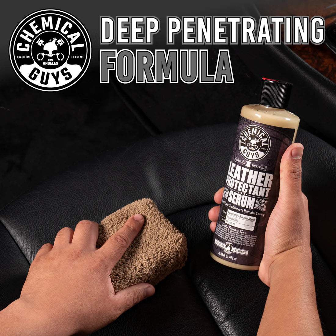 Chemical Guys Leather Protectant Dry-to-the-Touch Serum - 16oz