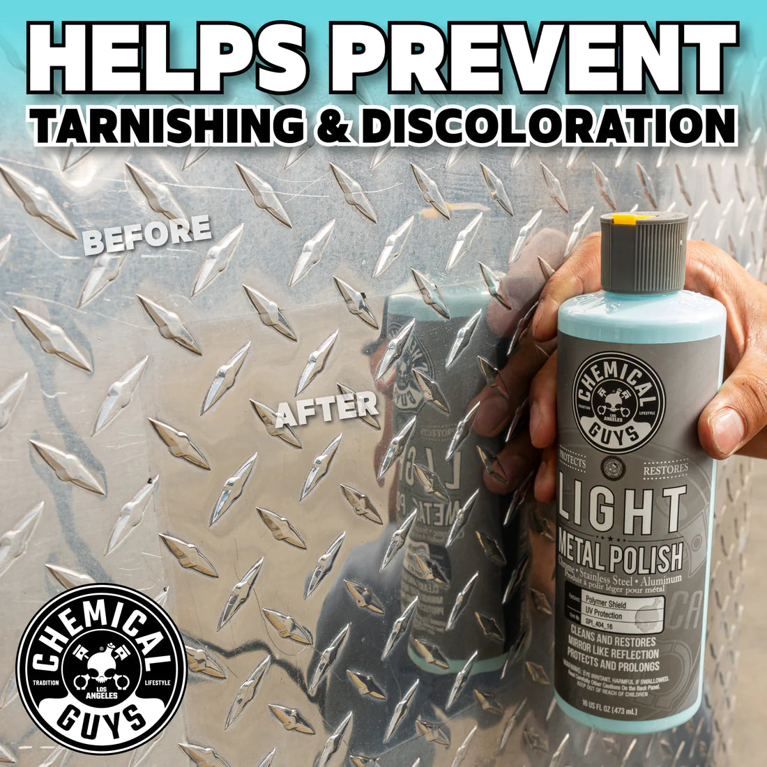 Chemical Guys Light Metal Polish - 16oz