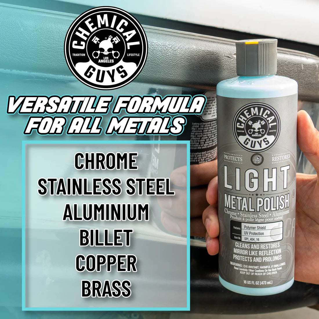 Chemical Guys Light Metal Polish - 16oz