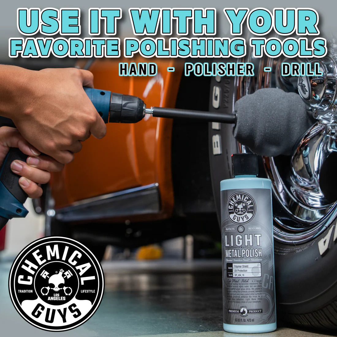 Chemical Guys Light Metal Polish - 16oz