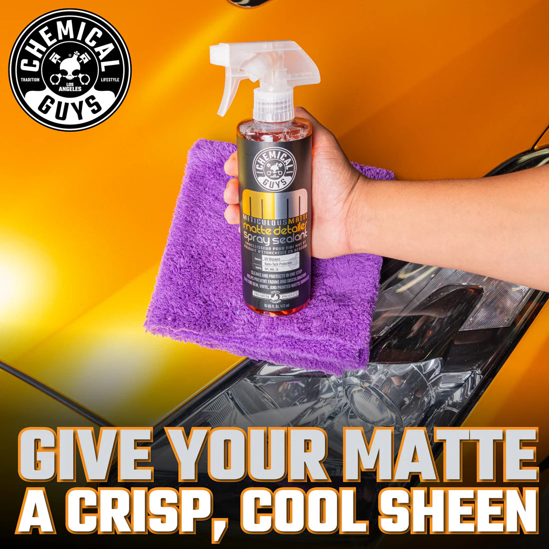 Chemical Guys Meticulous Matte Detailer and Spray Sealant - 16oz