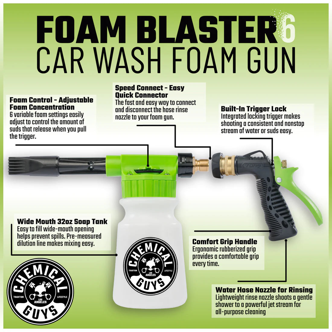 Chemical Guys TORQ Foam Blaster 6