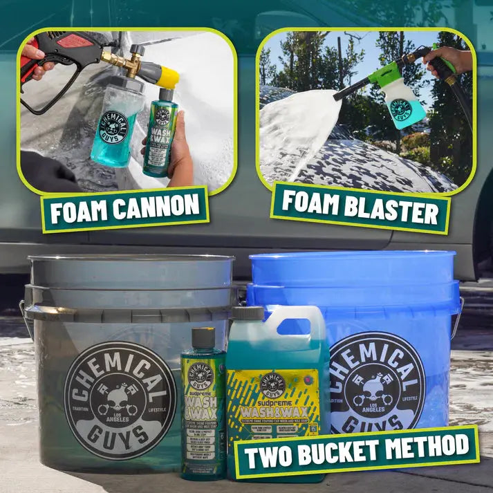 Chemical Guys Sudpreme Wash & Wax - High-Foam Car Wash with Carnauba Wax 64oz