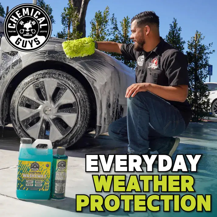Chemical Guys Sudpreme Wash & Wax - High-Foam Car Wash with Carnauba Wax 64oz