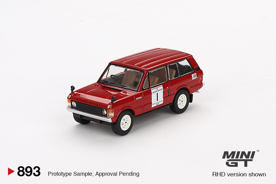 Mini GT Range Rover 1971 International Hill Rally Winner RHD 1:64 - MGT00893-R