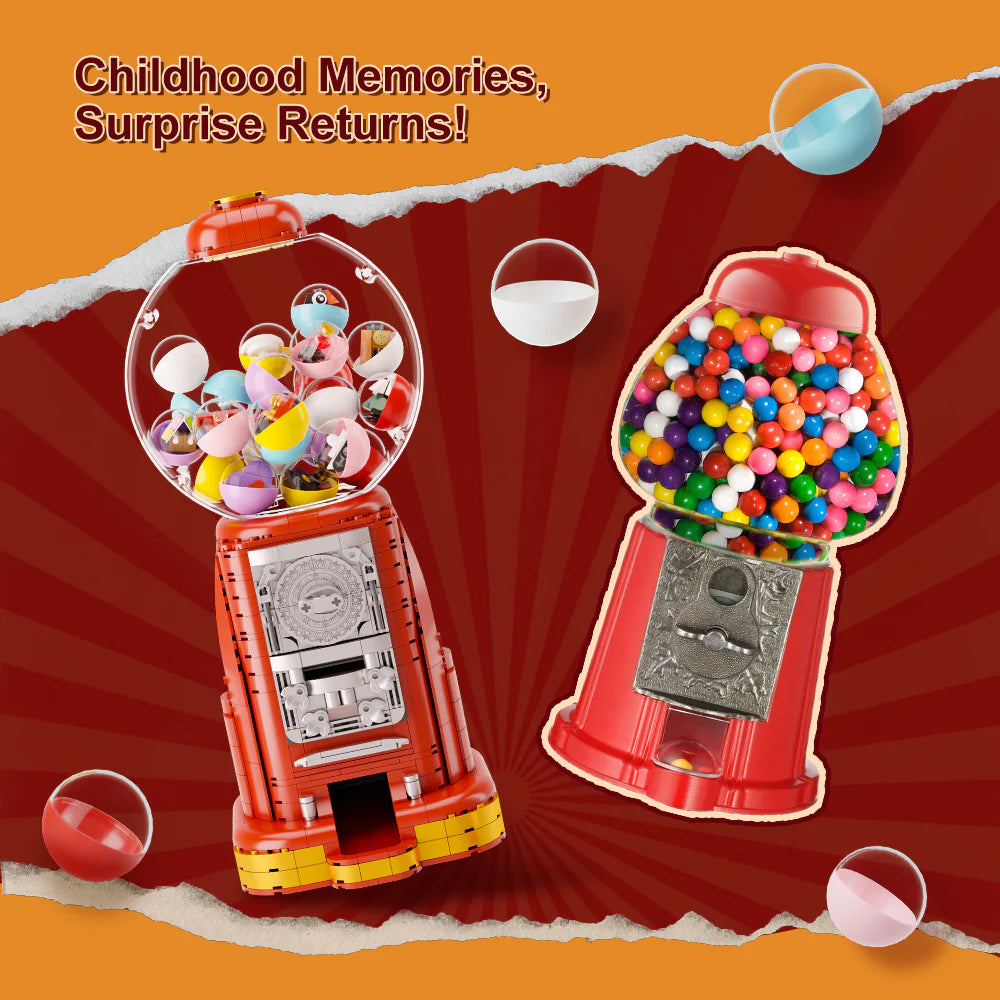 Pantasy Retro Gumball Machine 936 pcs Brick Model Kit 85016
