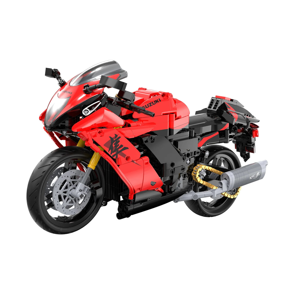 CaDA Suzuki Hayabusa Motorbike 1:6 1043 Pieces Brick Model Kit C64051W