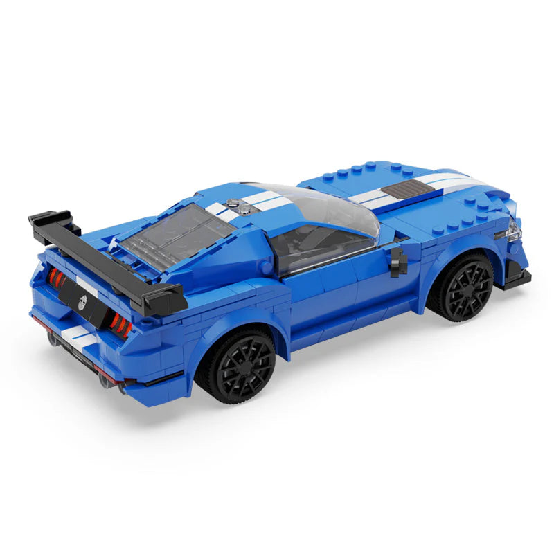 CaDA Blue Knight Sports Car - RC Dual Mode Control - 1:20 325 Pieces Brick Model Kit C51077W