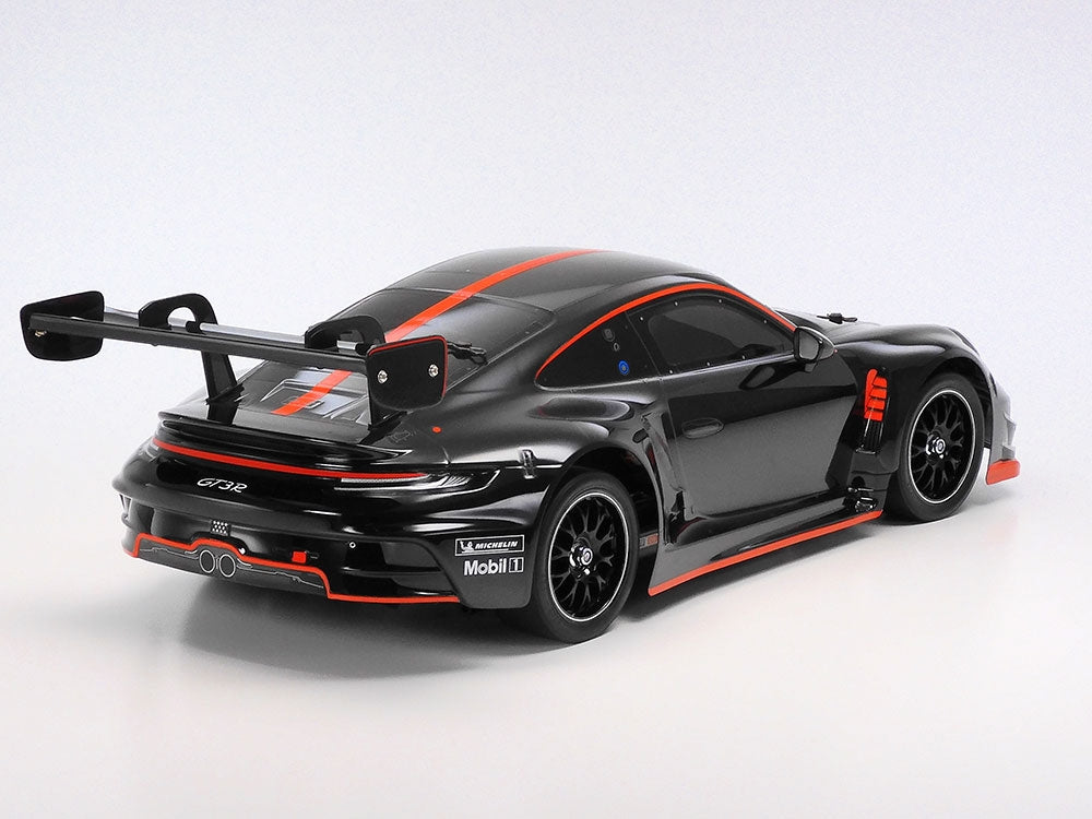Tamiya RC Porsche 911 GT3 R (992) - TT-02 - Limited Edition with Black Painted Body - Item #47512