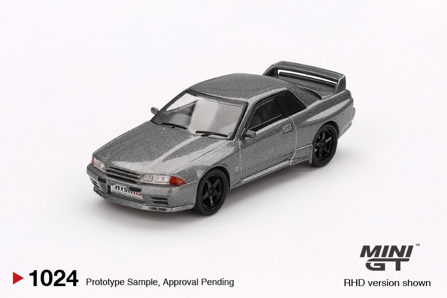 Mini GT Nissan Skyline GT-R (R32) (NISMO BNR32 CRS Version) Dark Metal Gray 1:64 - MGT01024-R