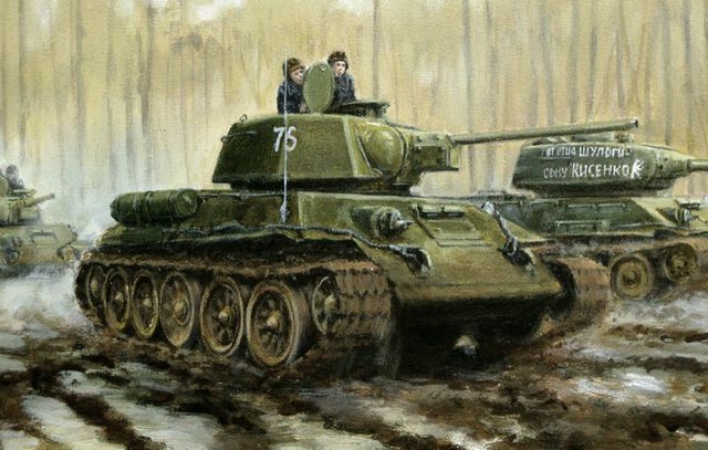 CaDA Master T34 Medium Tank - RC Control - 1:35 722 Pieces Brick Model Kit C61072W