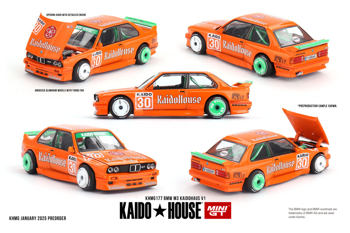 Mini GT Kaido House BMW M3 (E30) Kaidohaus V1 1:64 - KHMG177
