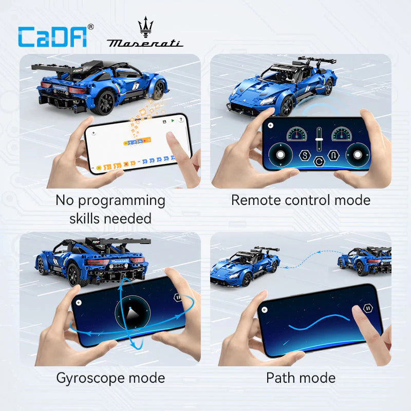 CaDA Maserati GT2 Race Car 1:14 549 Pieces Brick Model Kit C57013W