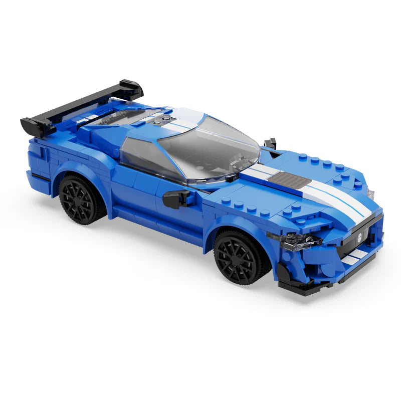 CaDA Blue Knight Sports Car - RC Dual Mode Control - 1:20 325 Pieces Brick Model Kit C51077W