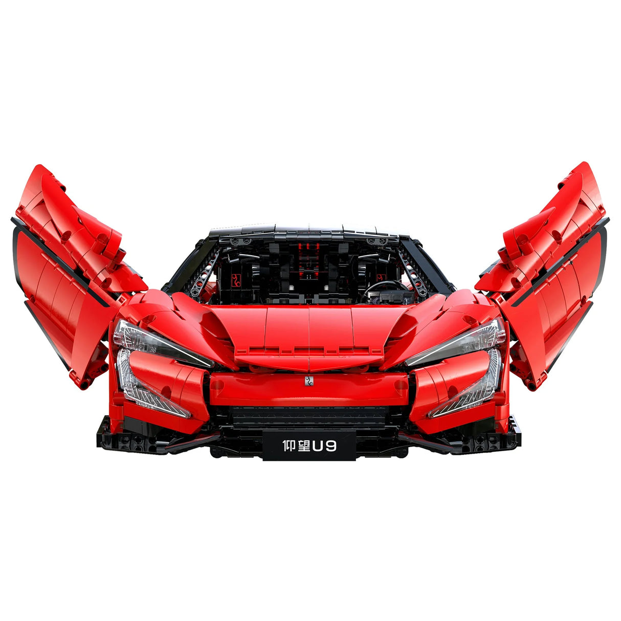 CaDA BYD Yangwang U9 Electric Super Coupé 1:8 3671 Pieces Brick Model Kit C64011W