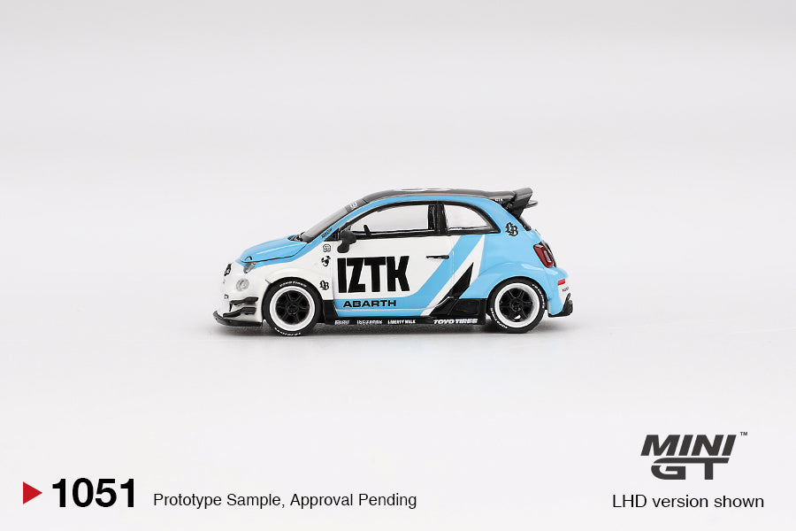 Mini GT Abarth 595 LB-Works X ABAS Works IZTK LHD 1:64 - MGT01051-L