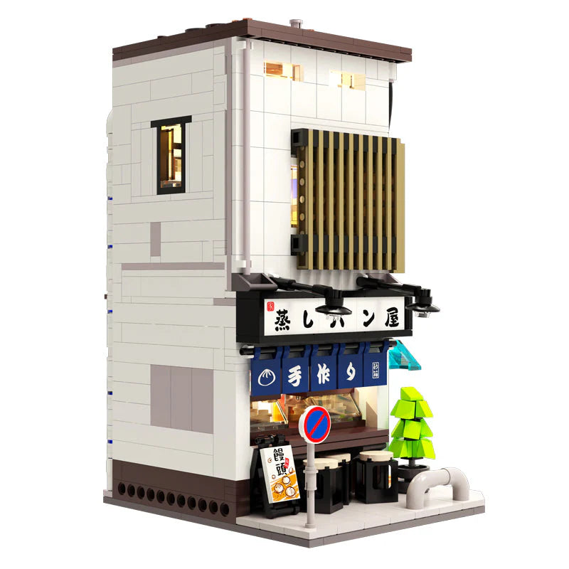 CaDA Japanese Steamed Bun Shop 1108 pcs Brick Model Kit C66006W