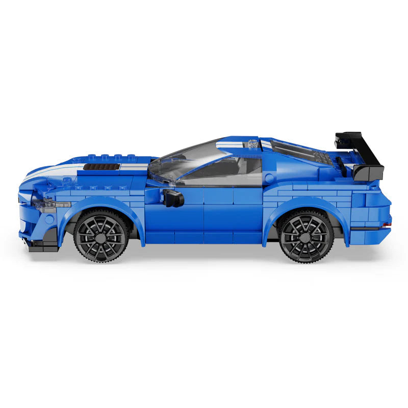 CaDA Blue Knight Sports Car - RC Dual Mode Control - 1:20 325 Pieces Brick Model Kit C51077W