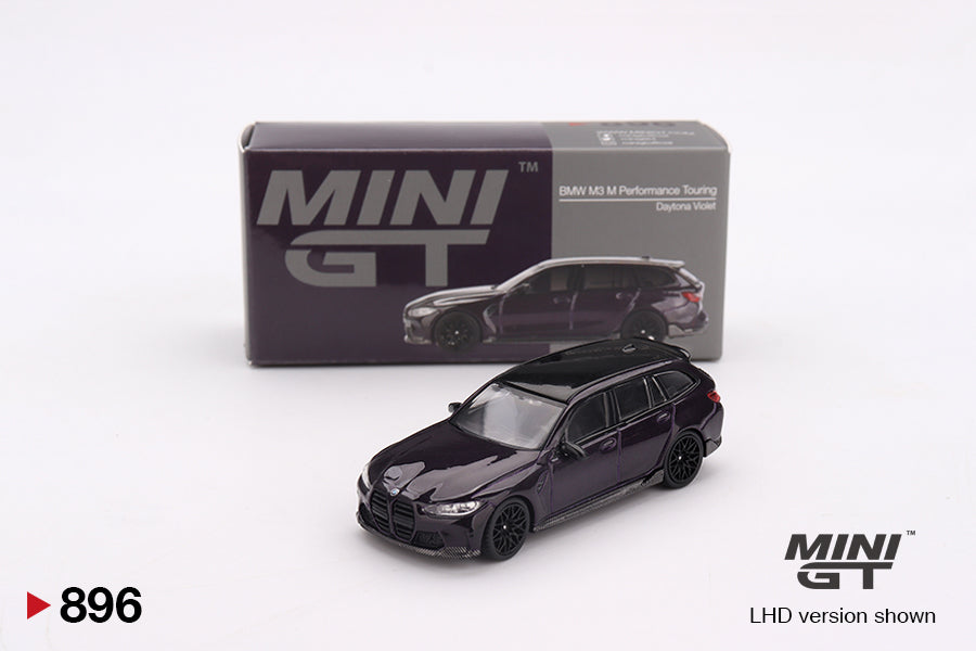 Mini GT BMW M3 M Performance Touring Daytona Violet LHD 1:64 - MGT00896-L