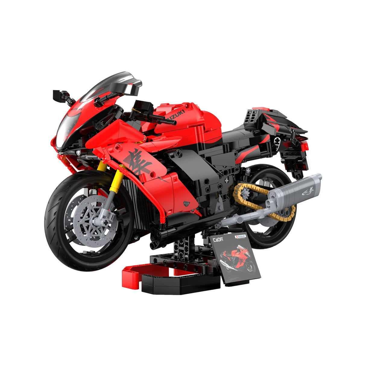 CaDA Suzuki Hayabusa Motorbike 1:6 1043 Pieces Brick Model Kit C64051W