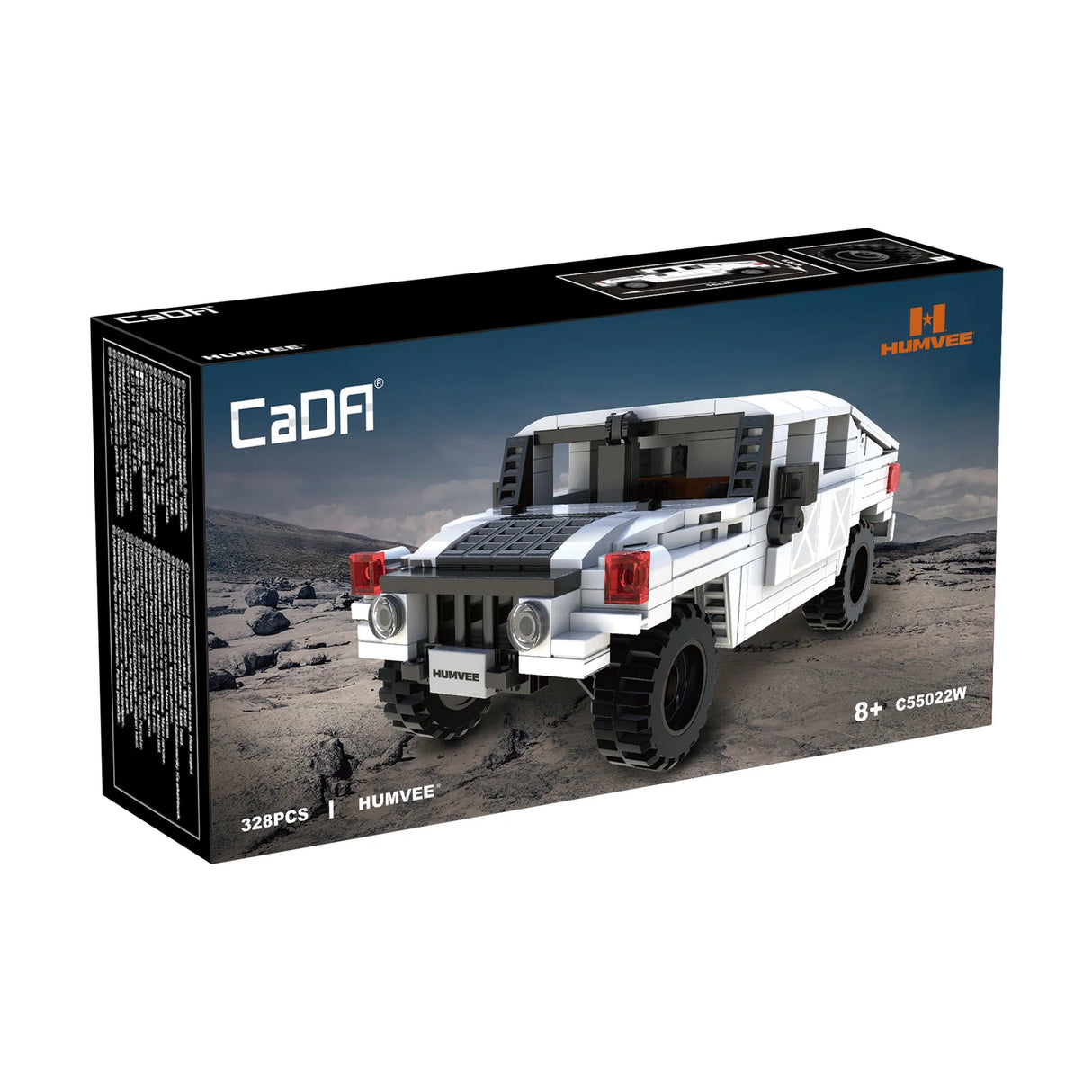 CaDA Humvee Off-Road Truck 1:24 328 Pieces Brick Model Kit C55022W