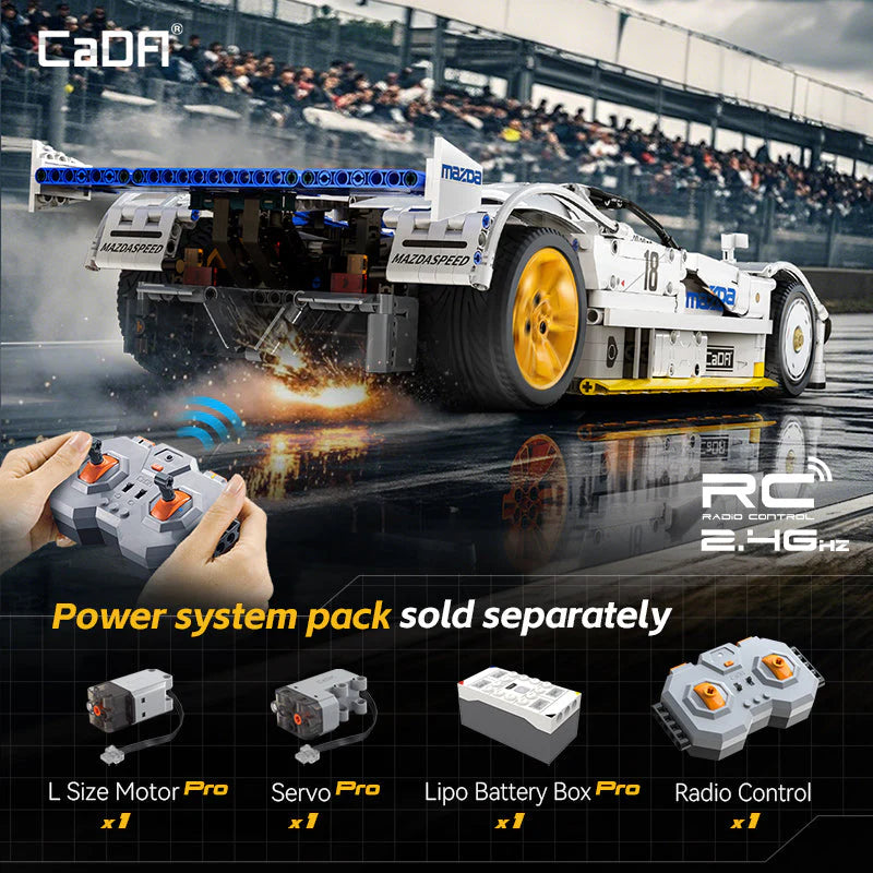CaDA Mazda 787B Race Car 1:10 1797 Pieces Brick Model Kit C63007W