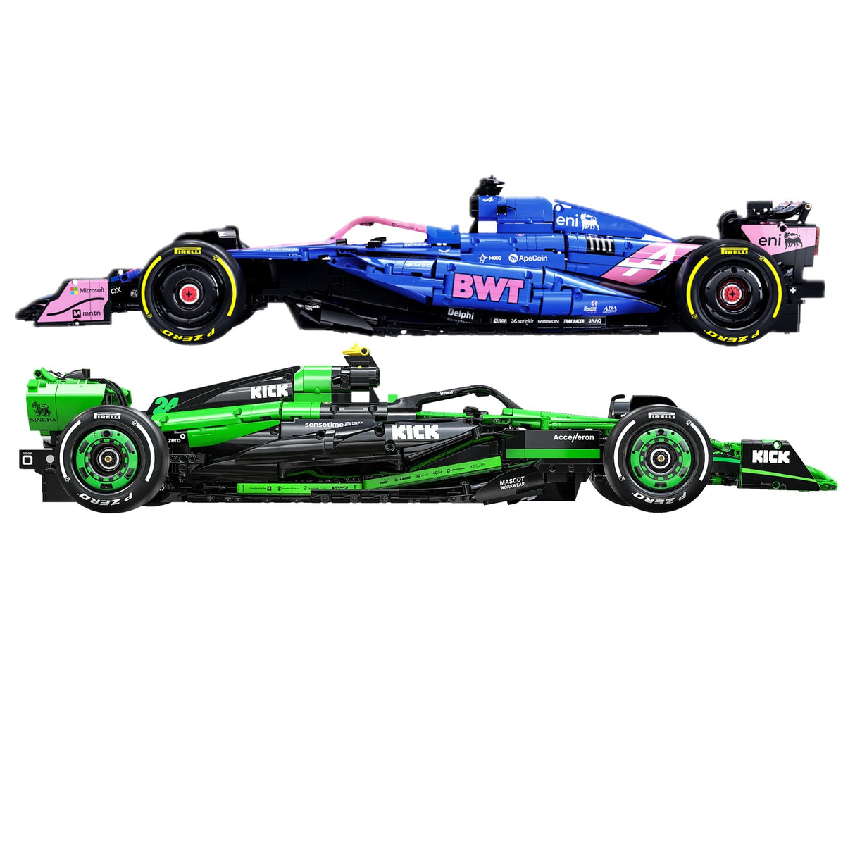 Ultimate F1 Bundle - CaDA BWT Alpine A525 and Kick Sauber C44 1:8