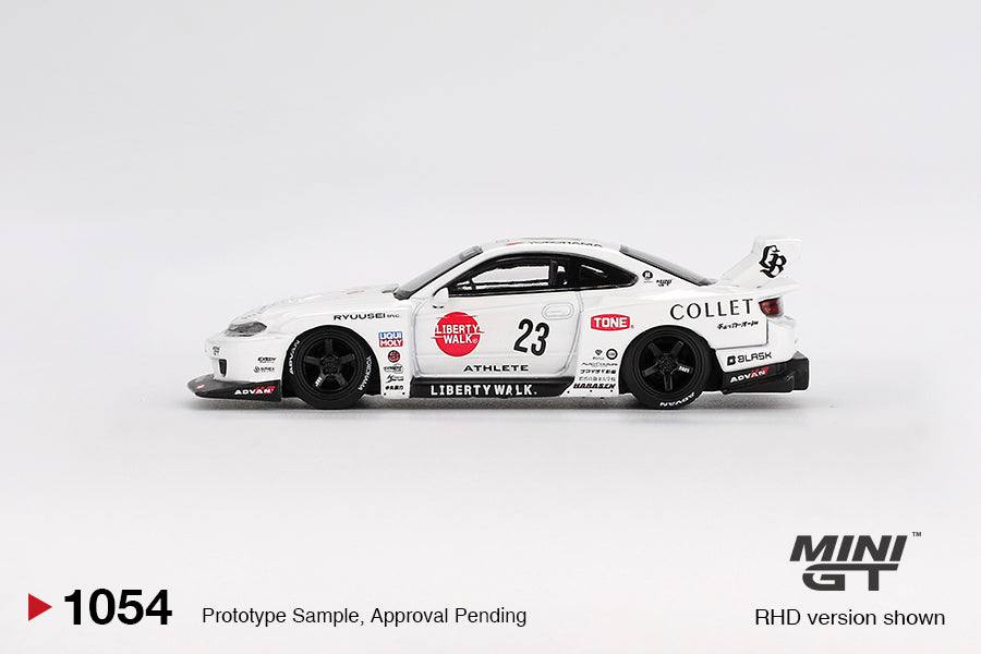 Mini GT Nissan LB-Super Silhouette S15 Silvia Athlete RHD 1:64 - MGT01054-R