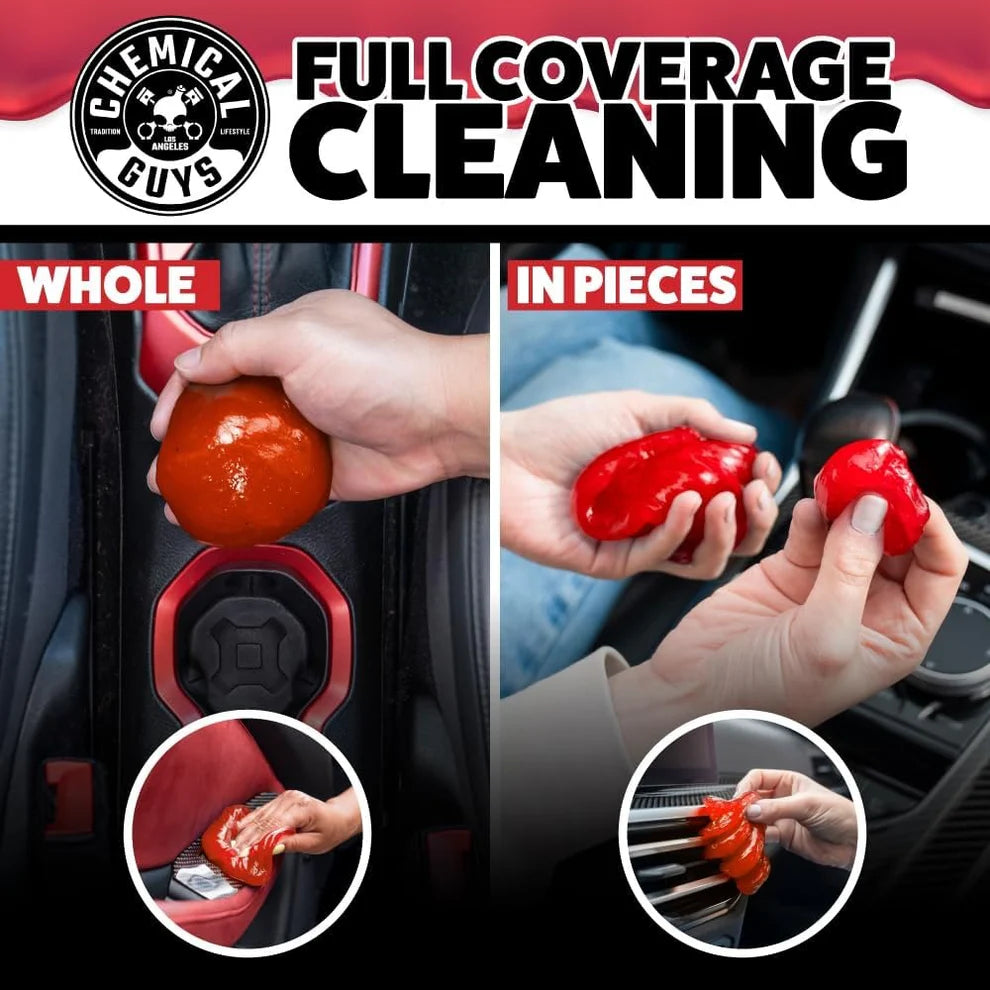 Chemical Guys Sticky Icky Car Cleaning Gel 2 Pack - Fun, Reusable - Strawberry