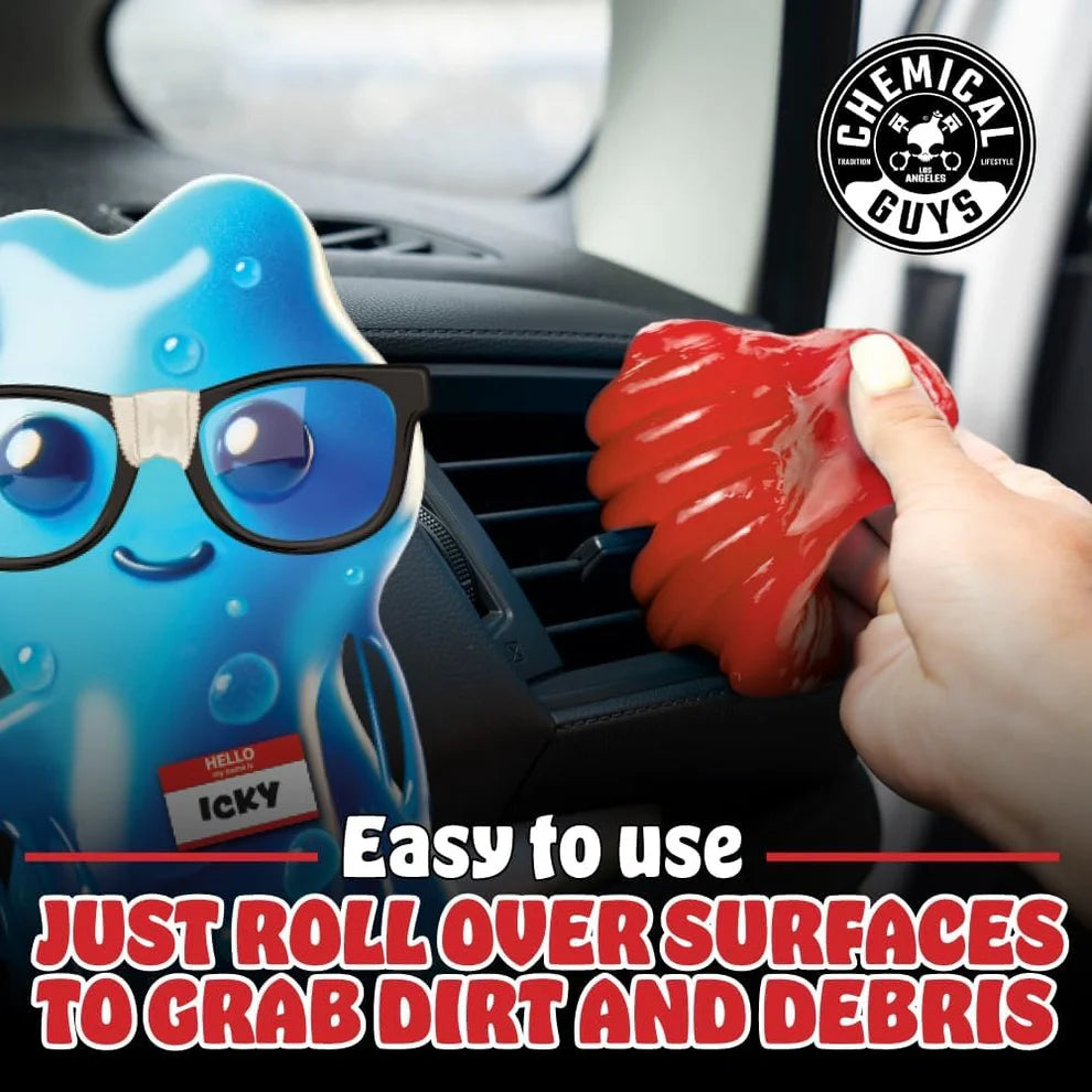 Chemical Guys Sticky Icky Car Cleaning Gel 2 Pack - Fun, Reusable - Strawberry