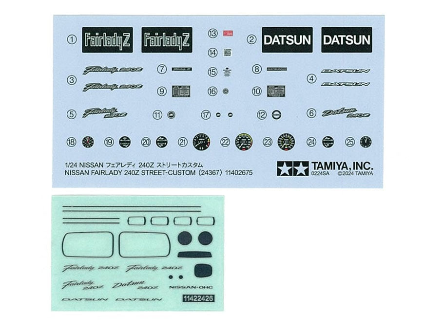 Tamiya Datsun 240Z Street Custom 1/24 Model Kit - Item #24367