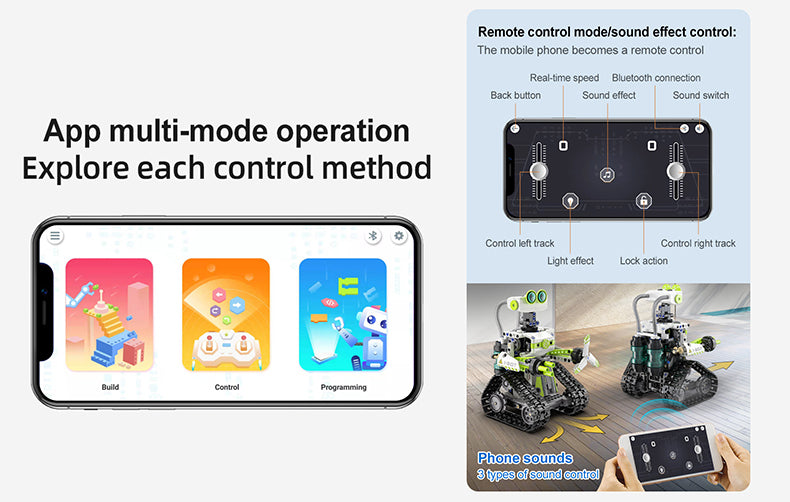 CaDA I. Bot Robot - RC Dual Mode Control - 434 Pieces Brick Model Kit C83001W