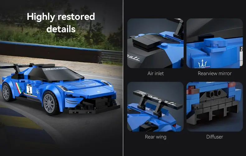 CaDA Maserati MC20 GT2 1:24 240 Pieces Brick Model Kit C55031W