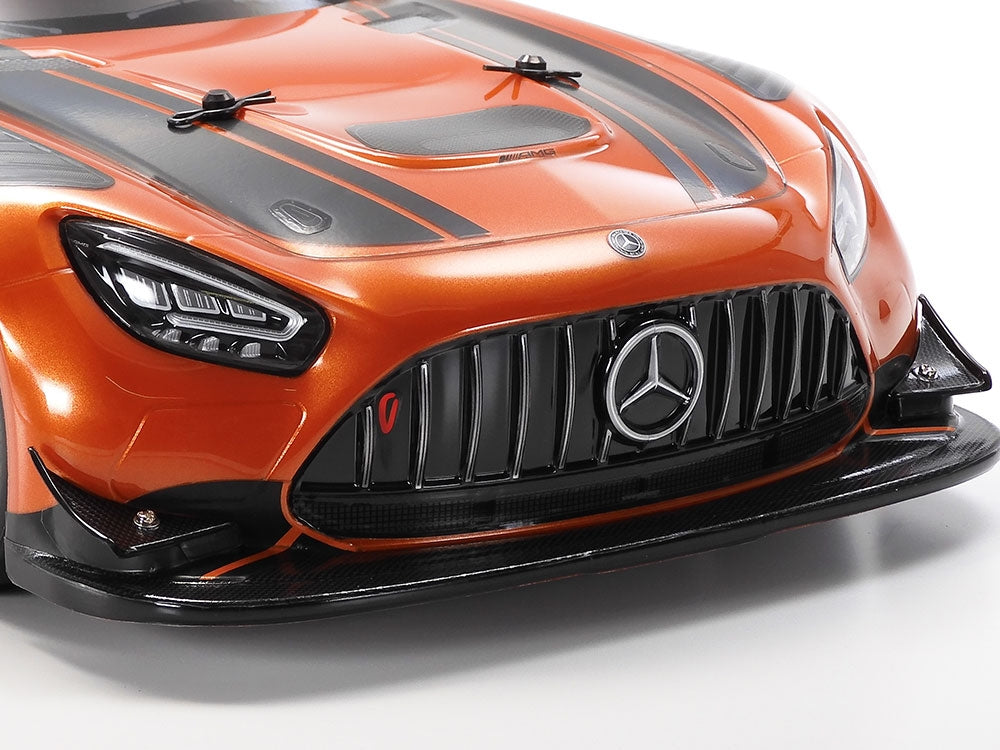 Tamiya RC Mercedes-Benz AMG GT3 EVO with Orange Painted Body - Limited Edition - TT-02 - Item #47519