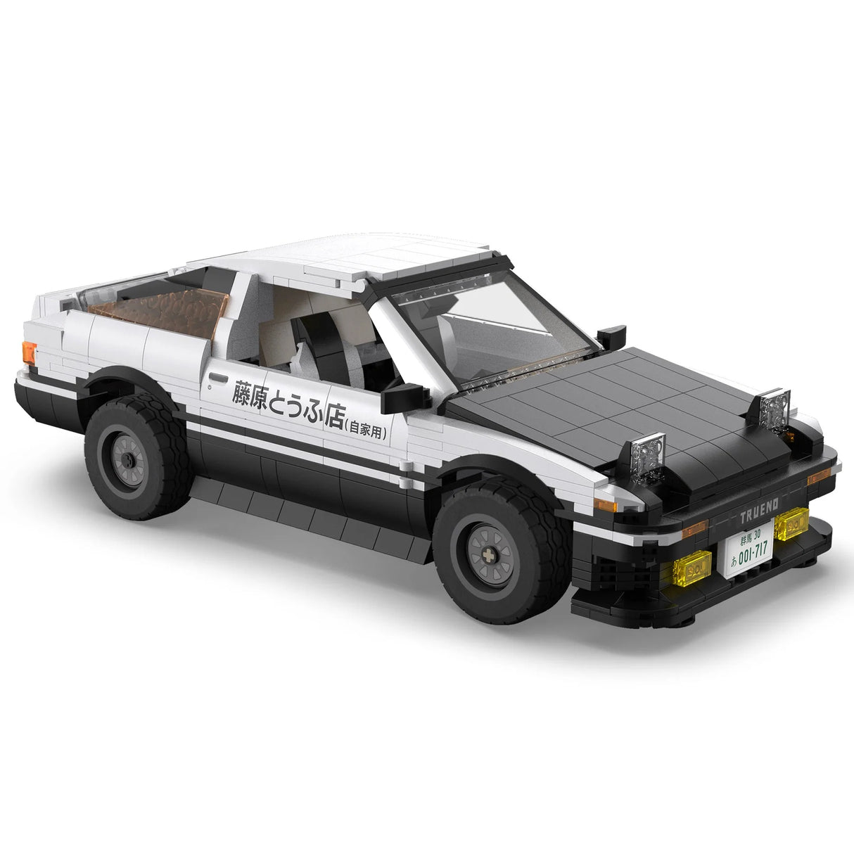 CaDA Initial D 1:12 Toyota AE86 Trueno 1324 Pieces Brick Model Kit C61024W