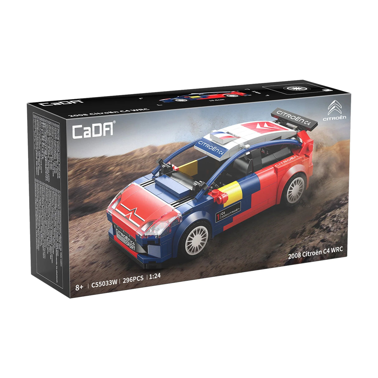 CaDA Citroen C4 WRC 1:24 296 Pieces Brick Model Kit C55033W