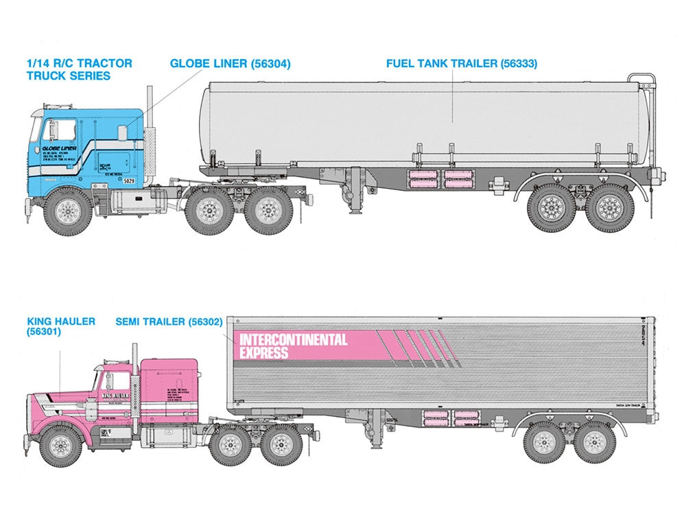 Tamiya RC Tractor Truck Trailer Motorised Support Legs - 56505