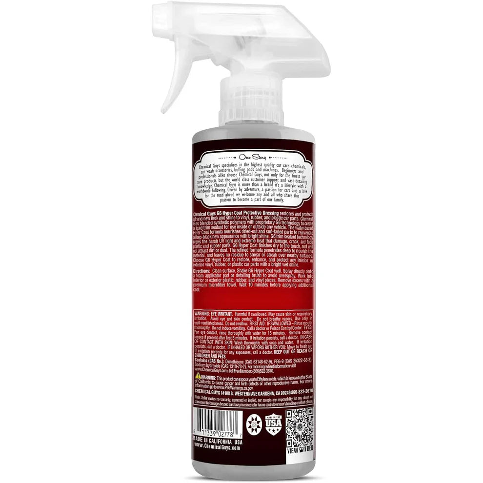Chemical Guys G6 HyperCoat High Gloss Dressing - 16oz