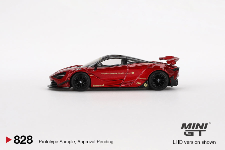 Mini GT McLaren 720S LB Works GEM Red RHD 1:64 - MGT00828-R