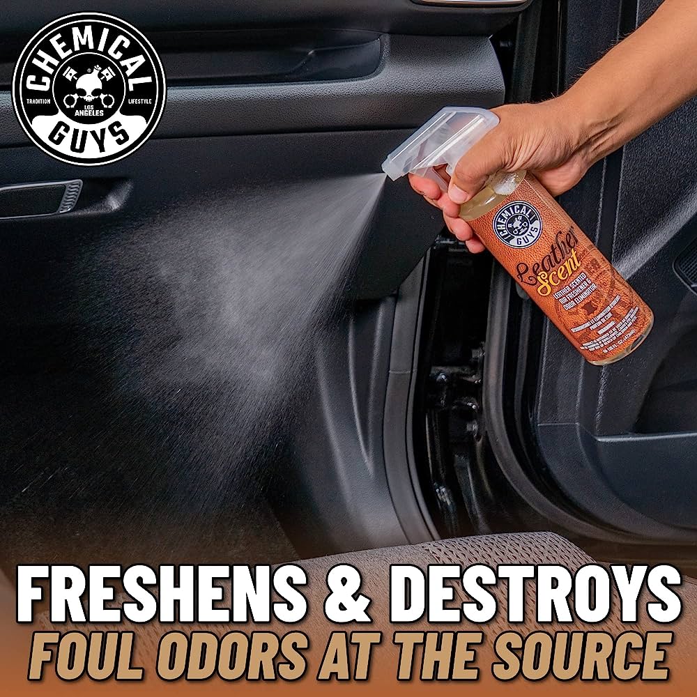 Chemical Guys Leather Scent Air Freshener - 16oz