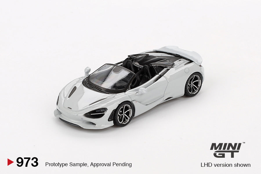 Mini GT McLaren 750S Spider Cirrus Grey RHD 1:64 - MGT00973-R