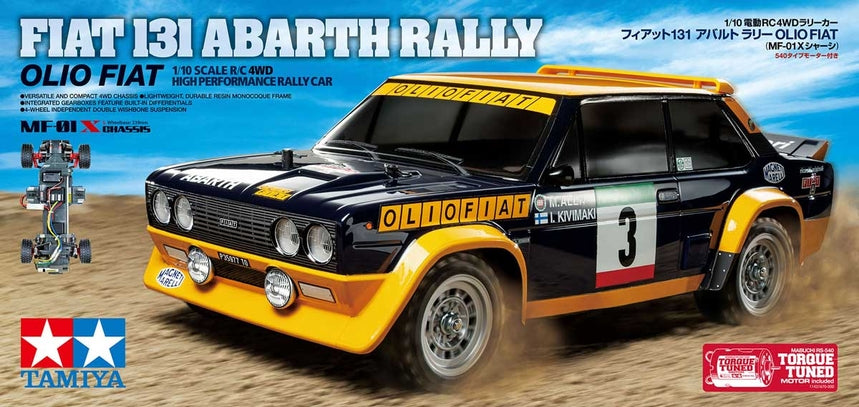 Tamiya R/C Fiat 131 Abarth Rally - Olio Fiat - MF-01X - Item #58723