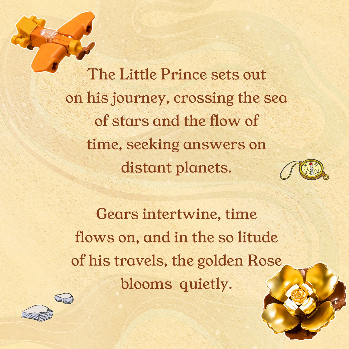 Pantasy Le Petit Prince™ Starry Journey 300 pcs Brick Model Kit 86335