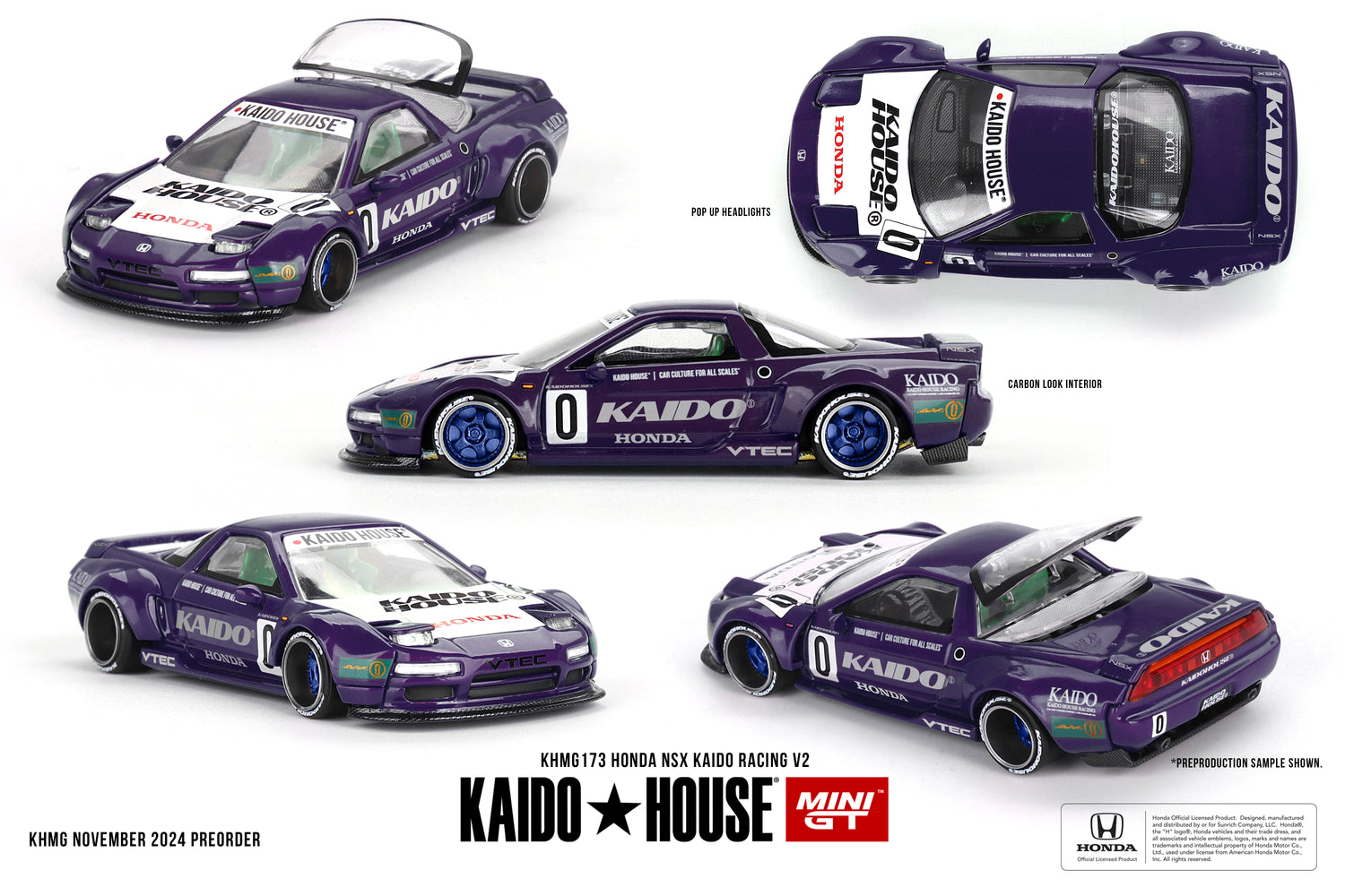 Mini GT Kaido House Honda NSX Kaido Racing V2 1:64 - KHMG173