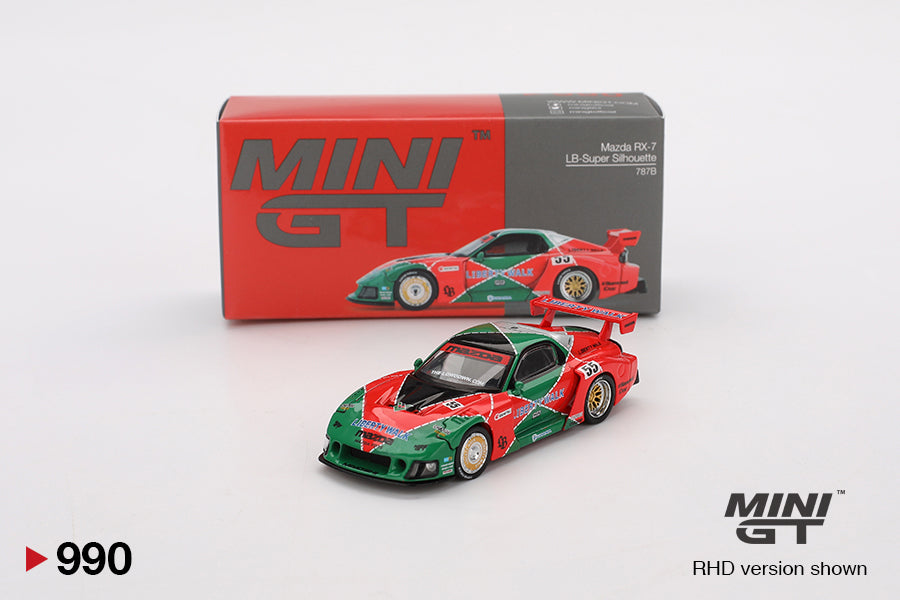 Mini GT Mazda RX-7 LB-Super Silhouette 787B RHD 1:64 - MGT00990-R