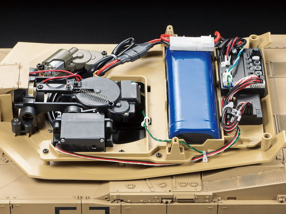 Tamiya RC US M1A2 Abrams Tank w/Option Kit - Item #56041